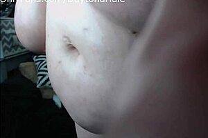 daytona hale shows off her big oiled 42k titties in a tiny 18+ bikini while being a sexy bbw babe