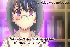 Nobunaga-sensei anime babe sucks big tits in hentai