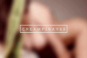 Pregnant asian pinay horny for quick fuck on couch