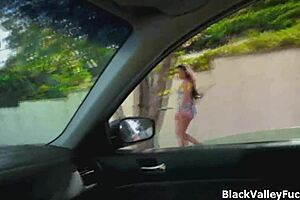 Ebony Teen Picked Up For Hardcore Sex Tape