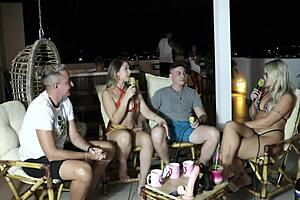 She was engaged to another when SHE MET Victor Mustang and HAD OUTDOOR SEX with Elo Cardone in sheer red.