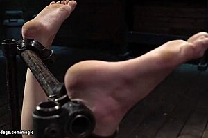 lydia black endures extreme restriction and gagging pain