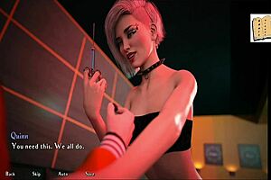 Blonde Chick Route In Hentai Game