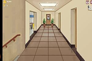 A girl builds her fantasy brothel in an anime world