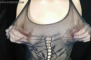 watch this brunette teen experience a real nipple orgasm