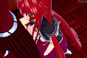 rias gremory begs for intense ntr sex