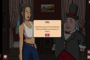 A girl builds her fantasy brothel in an anime world