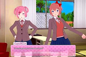 I dances at the futanari club, feeling so excite