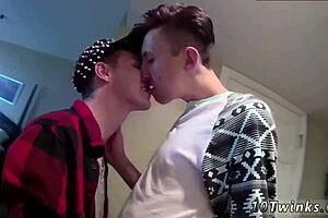 Young twink boy kisses passionately and engages in bareback gay sex full movie