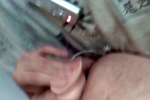 hetero guy fucks his ass with dildo, needs help