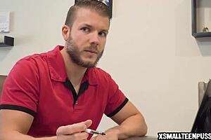 little redhead desires her stepbrother's attention intensely