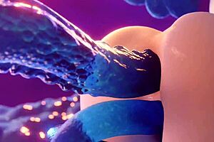 mona x slime in wild hentai action, oh yeah!