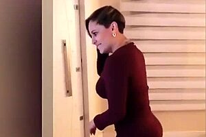 young wife after club night rides friend's big cock, moaning and showing her big ass