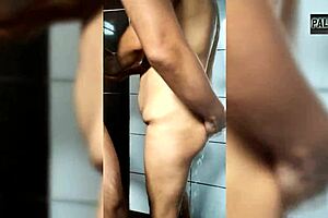 I couldn't wash my back, so my stepson helped me in the shower, and we ended up fucking.