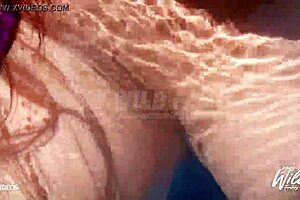 busty pinay shows big tits while masturbating in pool