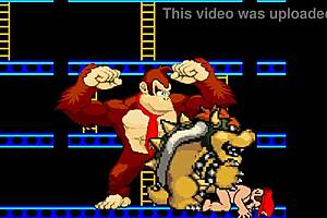Hey, How Wild Does Bowser Smash Mario in This Cartoon?