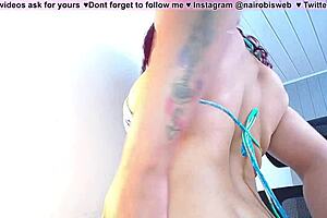 Amateur Fucks Her Hard Ass With Colorful Dildo