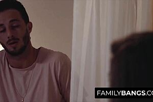 I watch Lucas Frost and Athena Faris explore their taboo step-sibling desires passionately