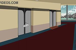 Kitten fucks starfire's ass in anal beast girl