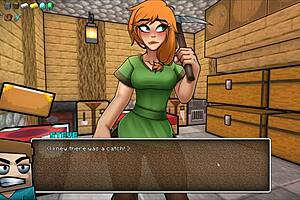 i'm steve fucking this sexy watermelon in hornycraft