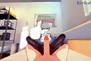 Hana Uzaki And Tsuki Uzaki Share Intense Emotional Sex In POV Hentai