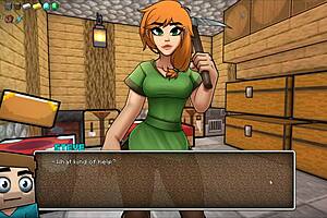 i'm steve fucking this sexy watermelon in hornycraft