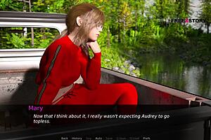 Jhon Enjoys Passionate Fun With Audrey And Lizzie. He Fucks Audrey Deep In The River.