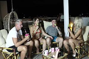 Bisexual Group in Lingerie Explores Fart Fetish with Elo Cardone and Victor Mustang