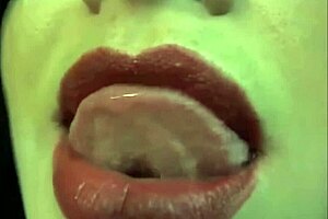 Sexy pregnant teen swallows and teases