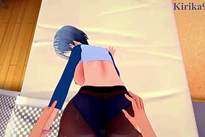 Hana Uzaki And Tsuki Uzaki Share Intense Emotional Sex In POV Hentai