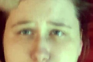 Amateur Babe Gets Her Face Covered In Thick Cum Dumped Hard