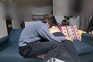 WIFE'S FELLATIO EXTRACTION! ASIAN JAPANESE SEX!