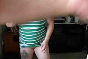 hey, that nz trashy milf slut is getting banged everywhere in the house with a messy creampie and even tries pissing on the lemon tree