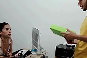 Latina Milf Boss Sucks Cock Outdoors Then Gets Bent Over For Riding