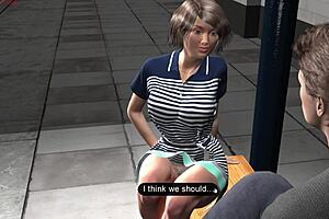 lets play matt and the bus stop girl body shots & sex