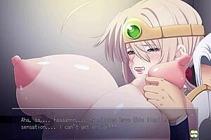 Horny Heroine Ingrid Plays With Her Huge Tits In Episode 2