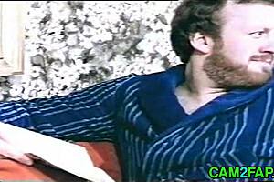 Watch this vintage uncle fucking hairy pussy!