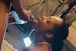 hey, watch this ebony babe riding that massive black cock and squirting everywhere in 2022 😏💦