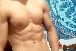 In this gay scene a big cock cums on my face during the reveal.