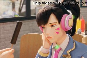 Overwatch characters engage in hentai sex