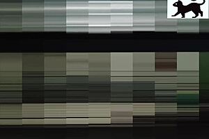 Neighbor is in action, moving around her house, unaware of being watched