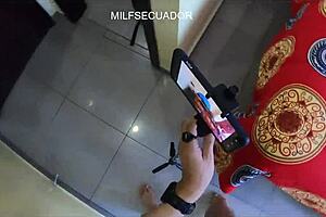 Help me make porn, neighbor, and even lick my urine clean? asked the milf with big ass