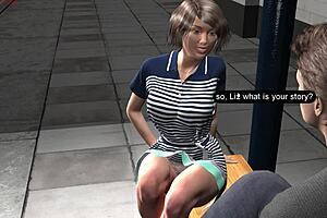 lets play matt and the bus stop girl body shots & sex