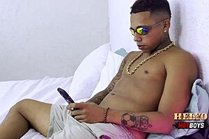 gave ass to partner in mansion, landed in carioca's room, fell on monster cock