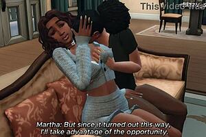 Babysitter seduces lonely dad with rough blowjob and cowgirl riding in hentai