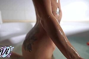 Masturbation Smoking And Orgasm In The Bathroom From Beautiful Babe