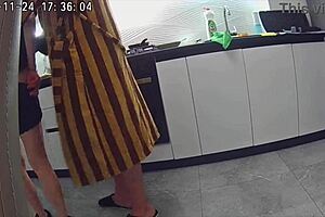 wife fucks husband's best friend in kitchen anal