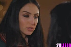 Tattooed Girl and Natural College Girl Explore Passionate Lesbian Encounters