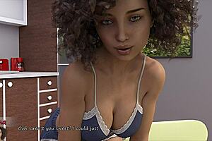 big city pleasures 9, training with sexy blonde katia... john cannot help but stare at her big boobs!