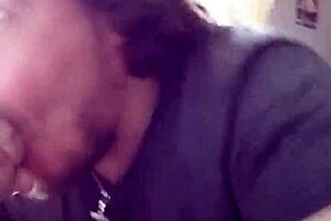 Subtle Sucking Of Big Black Cock In Gay Scene